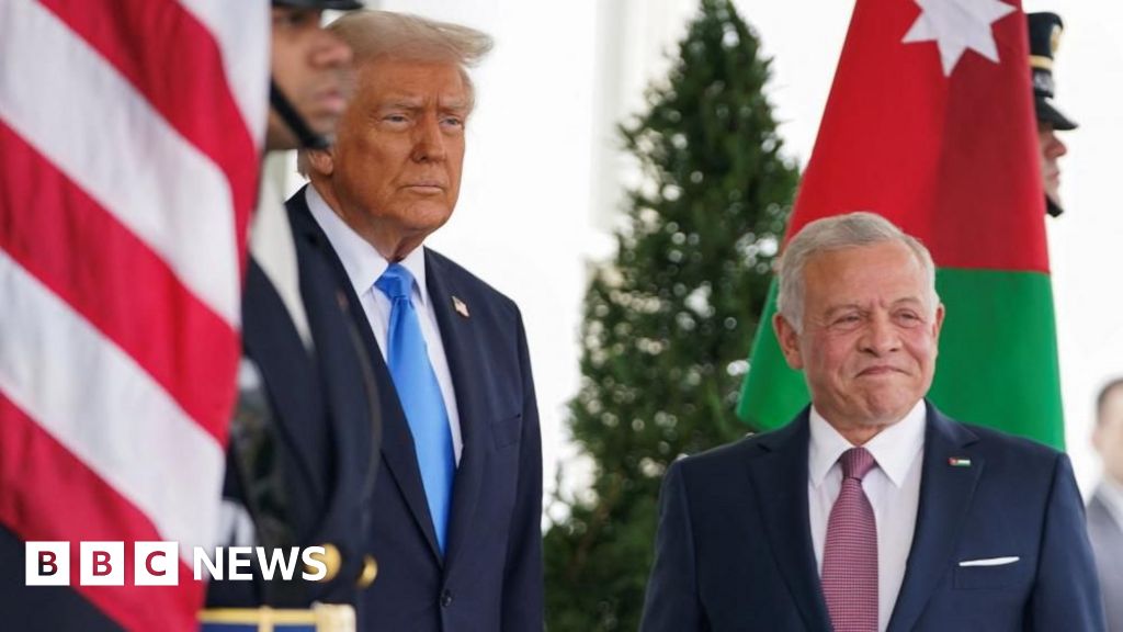 Trump insists US will take Gaza as he meets Jordan’s king