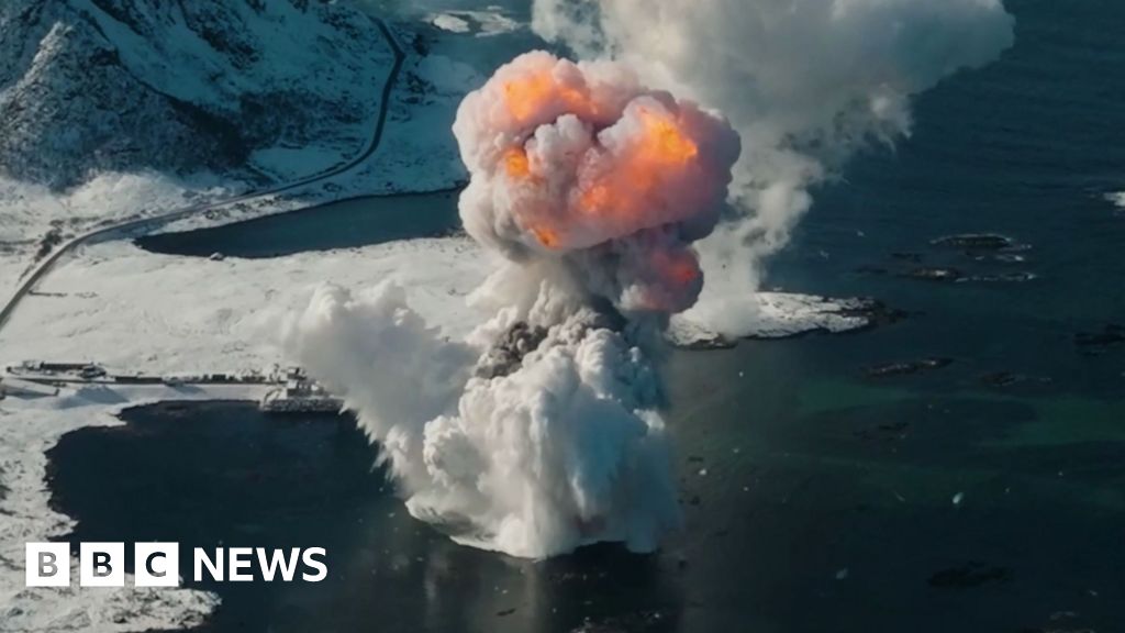 Rocket crashes back to Earth just moments after launch in Norway