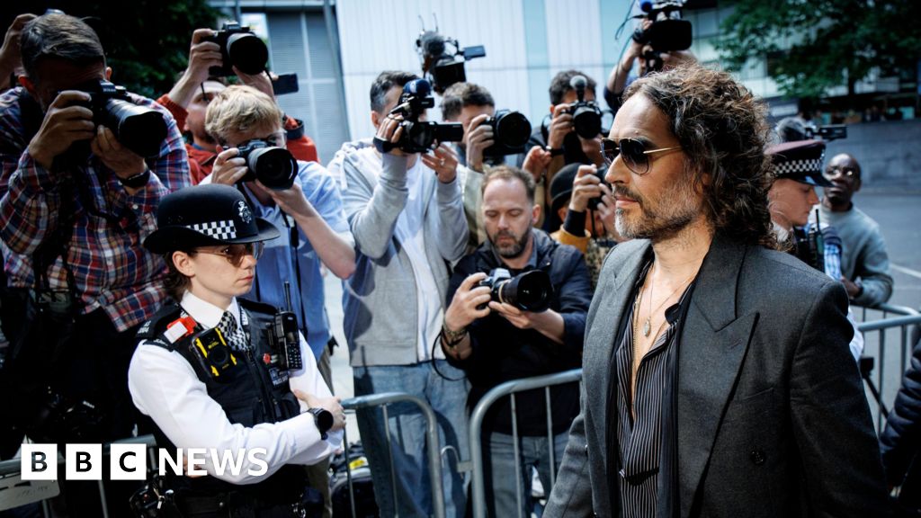Russell Brand pleads not guilty to rape and assault