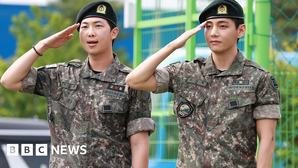 BTS stars RM and V discharged from military as fans await comeback