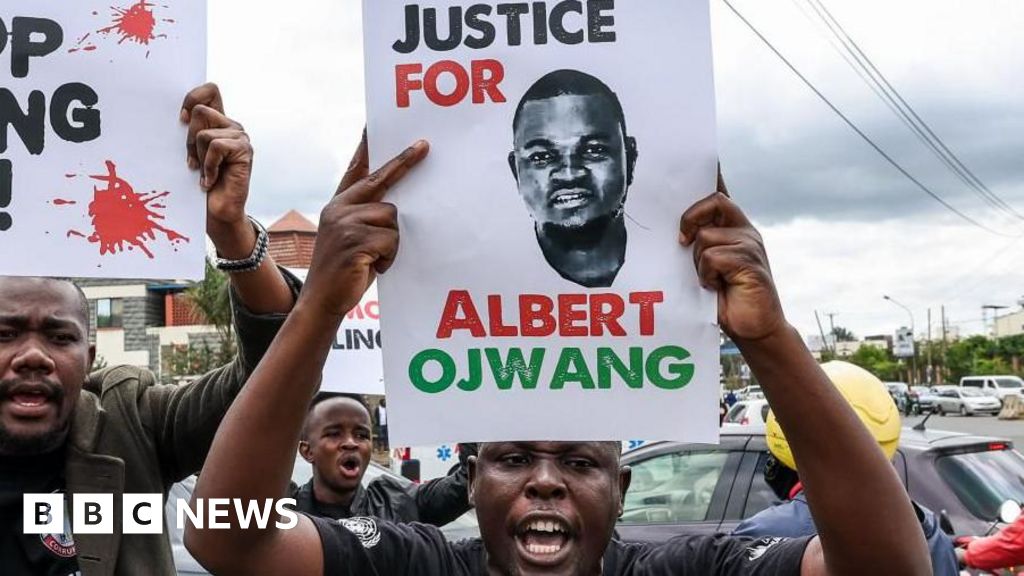 Kenyan police officers charged with blogger