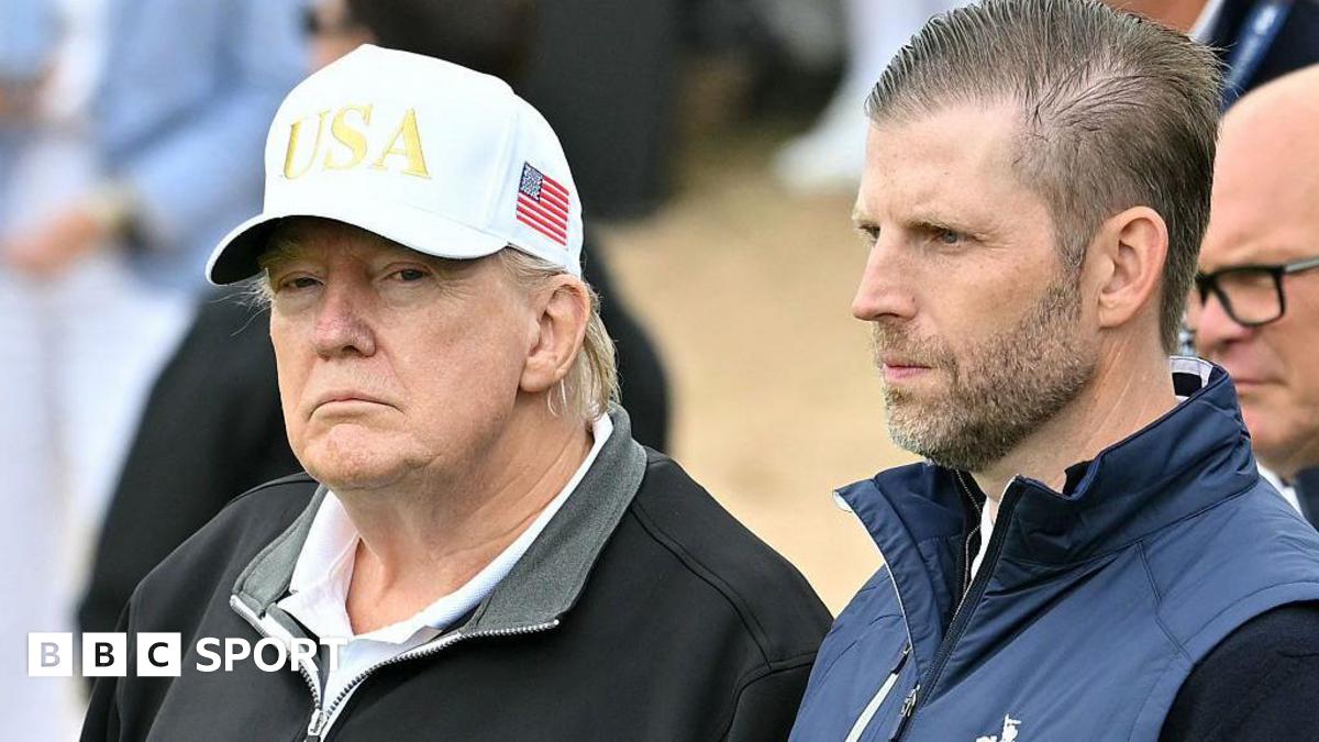 Donald Trump: US President ‘deserves’ to have The Open at Turnberry, says Eric Trump