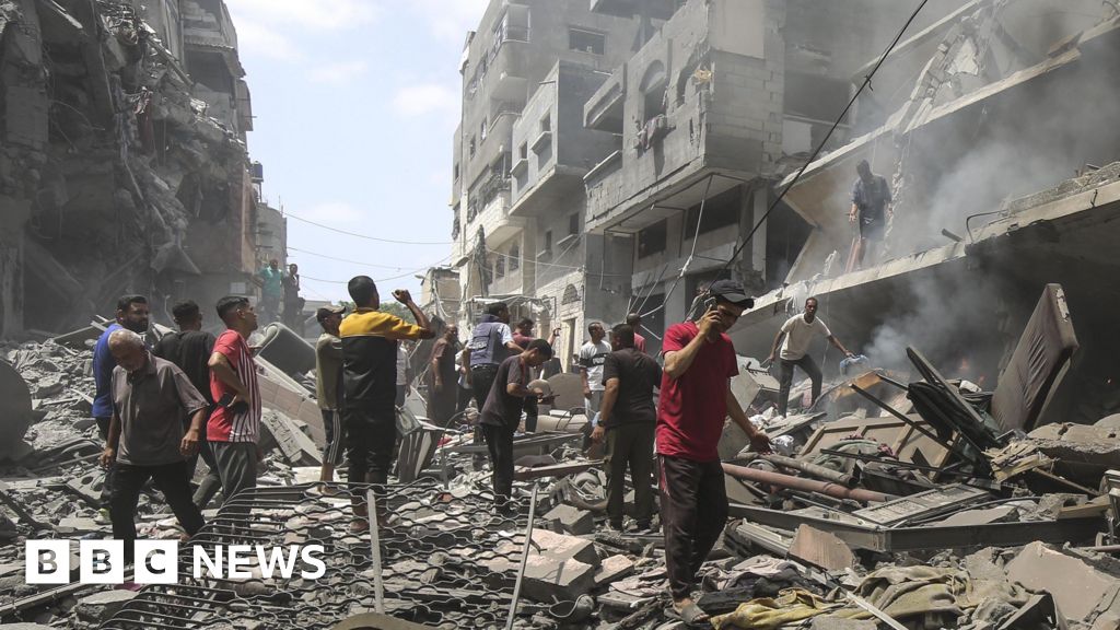 Israel bombards Gaza City as UK and allies urge action against ‘unfolding famine’