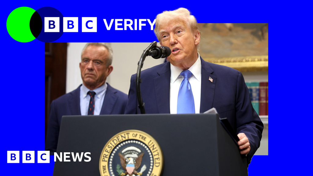 Fact-checking three claims Trump made about autism