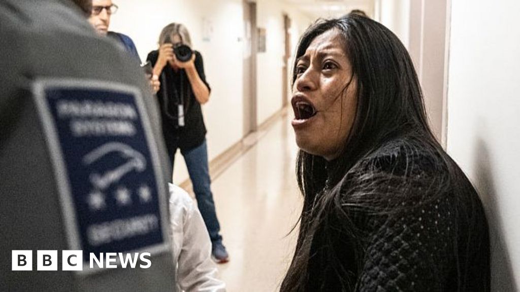 ICE officer disciplined after shoving woman to ground in New York