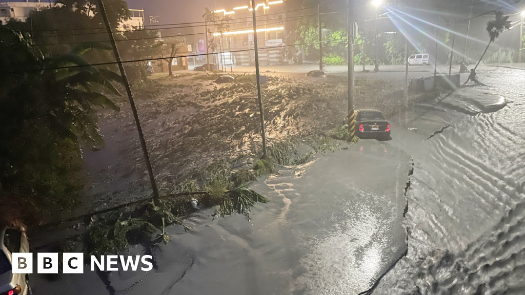 Taiwan lake bursts as year’s strongest storm barrels towards China