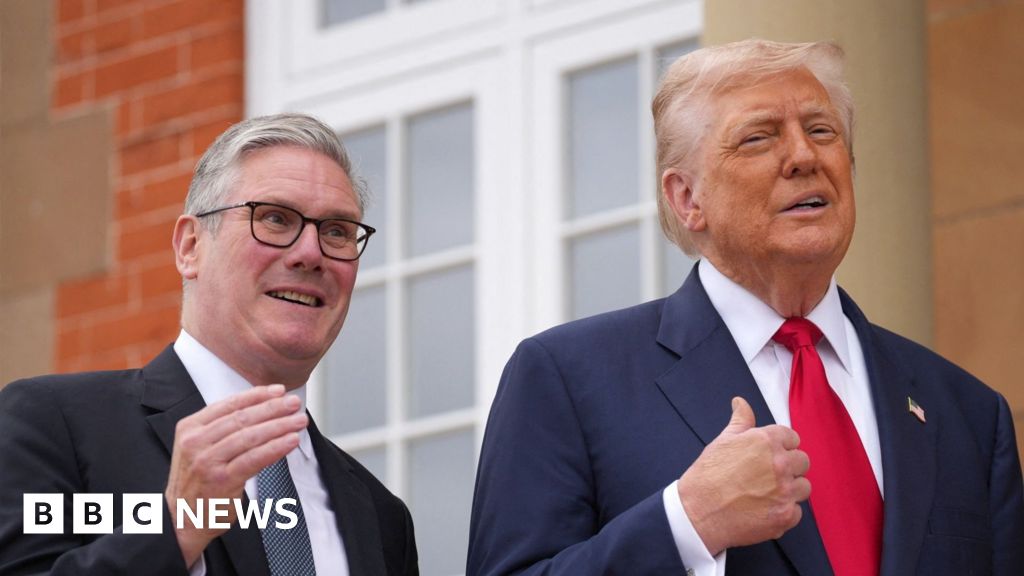 'Completely different, yet genuinely get on' – BBC correspondents on Starmer and Trump