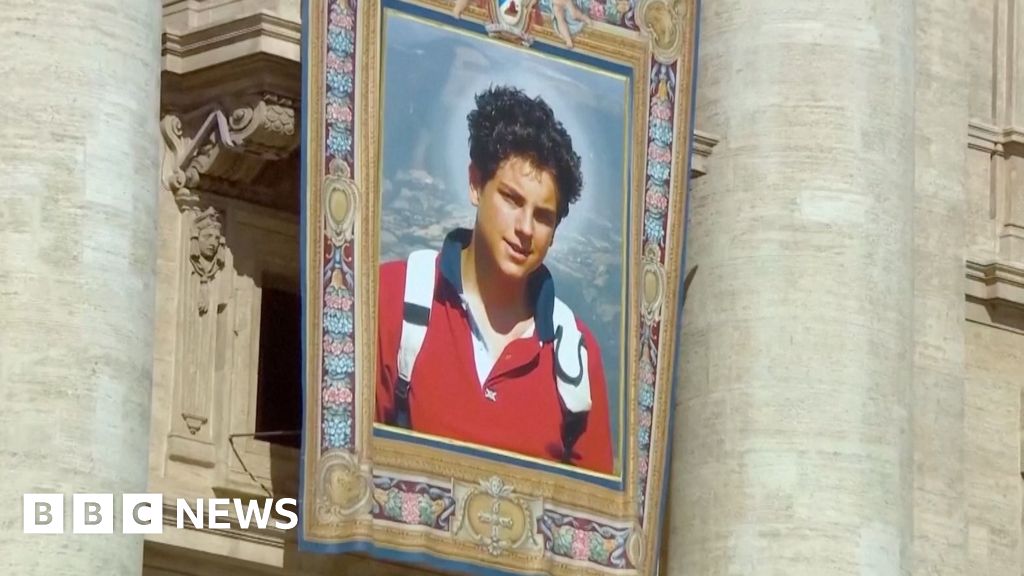 Crowds flock to Vatican as teenager made first millennial saint