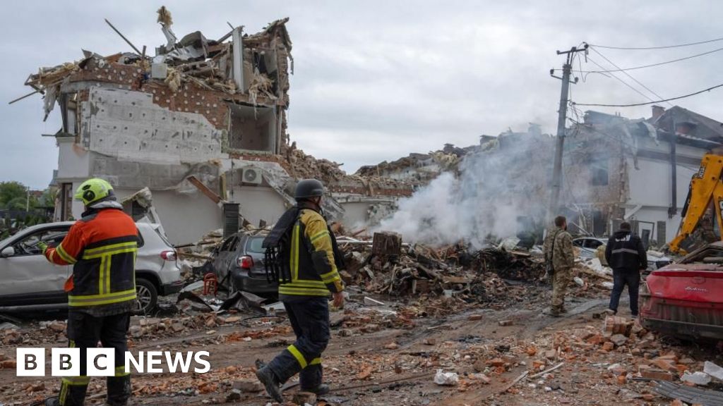 ‘Hundreds’ of drones and missiles fired at Ukraine by Russia