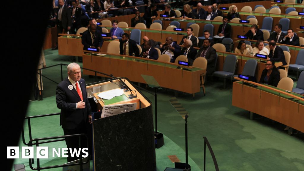 'Order in the hall': Dozens walk out as Netanyahu begins speech at UN