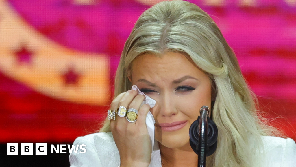 Prayer, tears and a Trump-Musk handshake at Kirk memorial