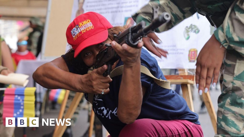 As US-Venezuela tensions rise, Maduro trains civilians for “undeclared war”