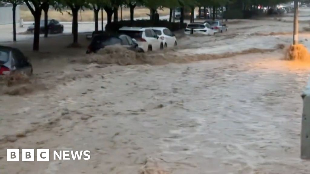 Torrential weather hits Valencia region year after deadly floods
